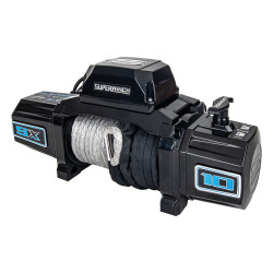 Verricello Superwinch SX12SR 12V Cavo Sintetico - Nero